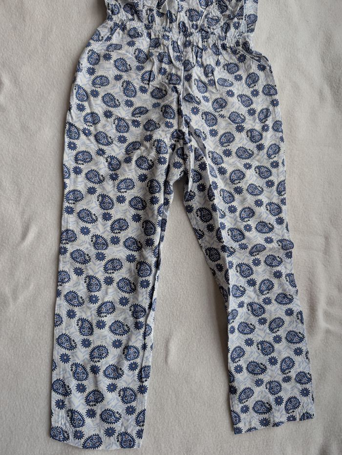 Combinaison bleu motif cachemire - 4A - Lulu castagnette - photo numéro 10
