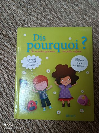 Livre : dis moi pourquoi