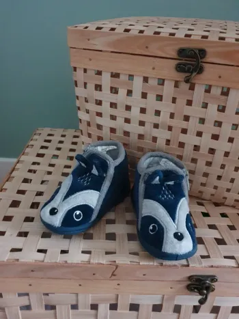Chaussons bleus
