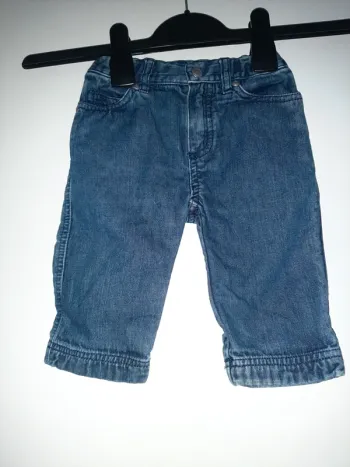 Pantalon en jean doublé Petit bateau 6 mois