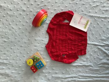 gilet léger rouge 9/12 mois H&M