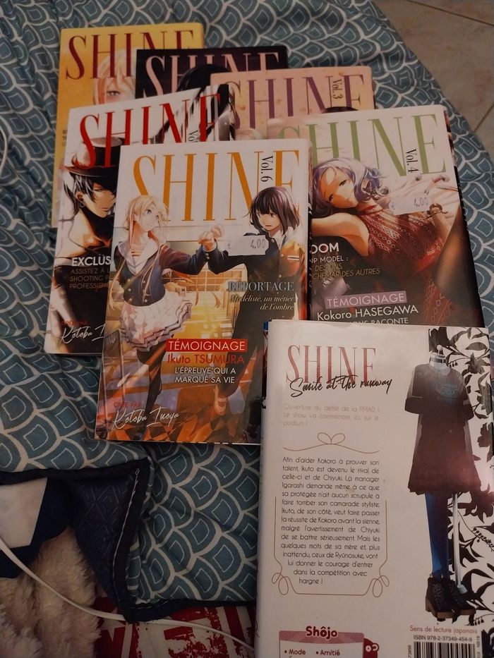 Mangas Shine tomes 1 à 7 Kotoba Inoya Nobi-Nobi - photo numéro 3