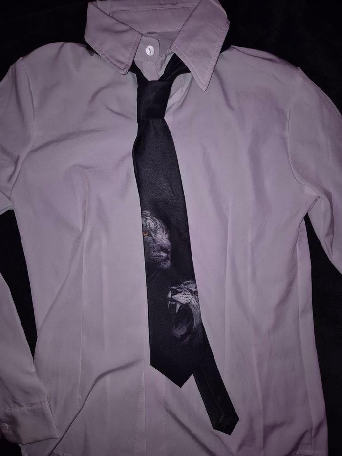 Cravate tigre blanc - photo numéro 9