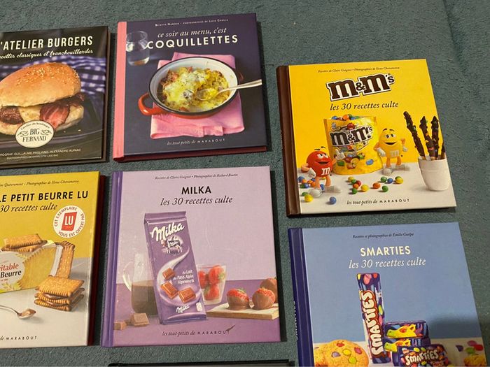 Lot de 11 petits livres de recettes de cuisine : mars, mm’s, milka, Aoste tesseire - photo numéro 3