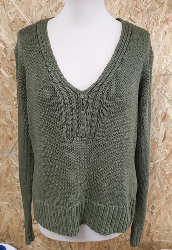 Pull en mailles col V 46/48