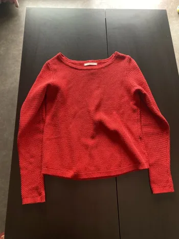 Pull Camaïeu rouge Taille S