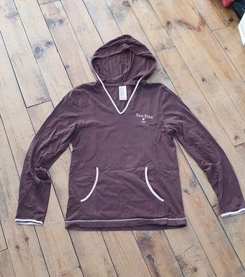 Haut de pyjama à capuche