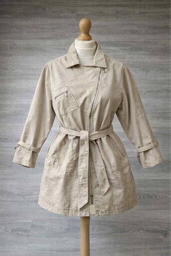 Trench beige femme , Taille L , Christine Laure