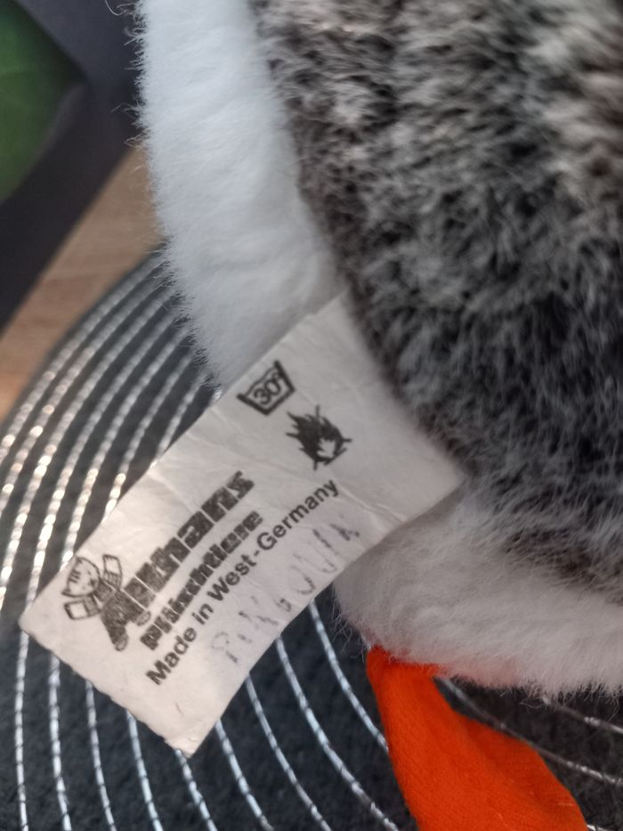 Peluche pingouin 🐧 vintage althans 25cm - photo numéro 6