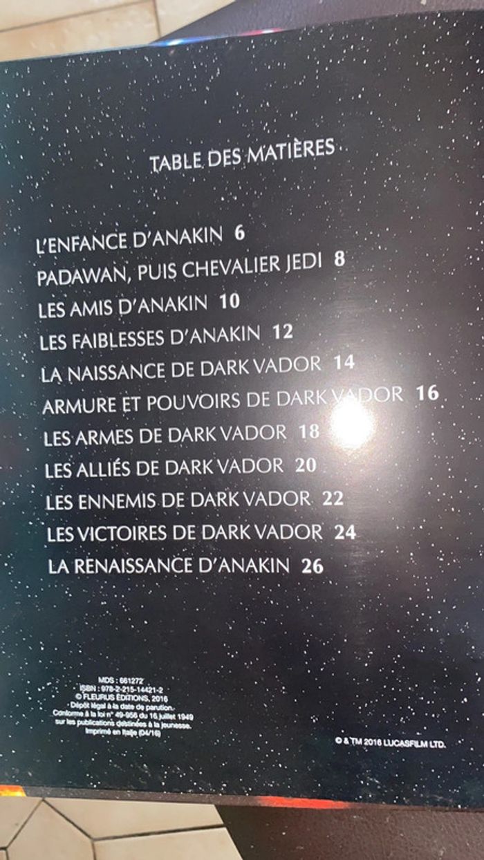 La grande imagerie star wars Dark Vador - photo numéro 9