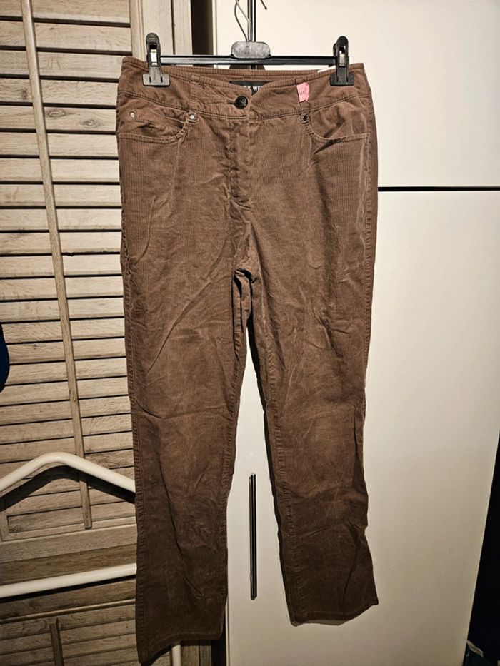 Pantalon Gerry Weber 38 marron - photo numéro 2
