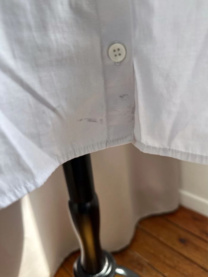 Chemise blanche brodé oversize 36 - photo numéro 3