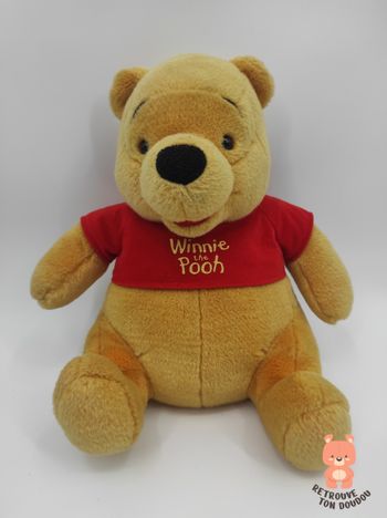 Grande Peluche Winnie L'ourson Disneyland Vintage