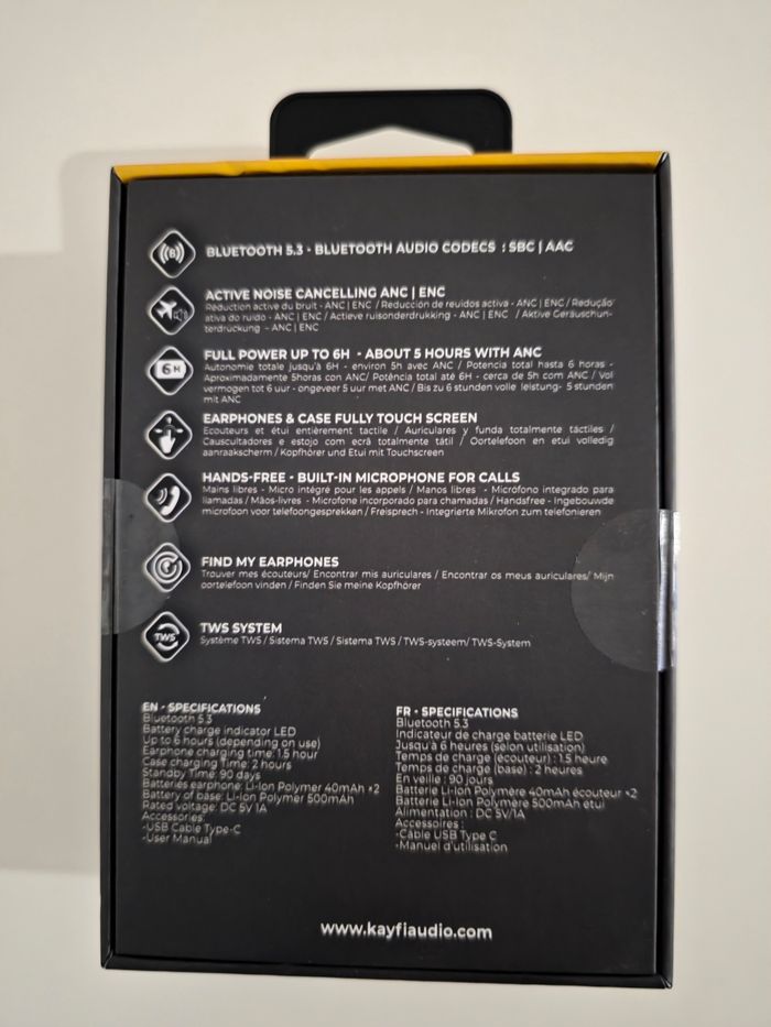 Écouteurs Bluetooth avec écran KAYFI neuf - photo numéro 2