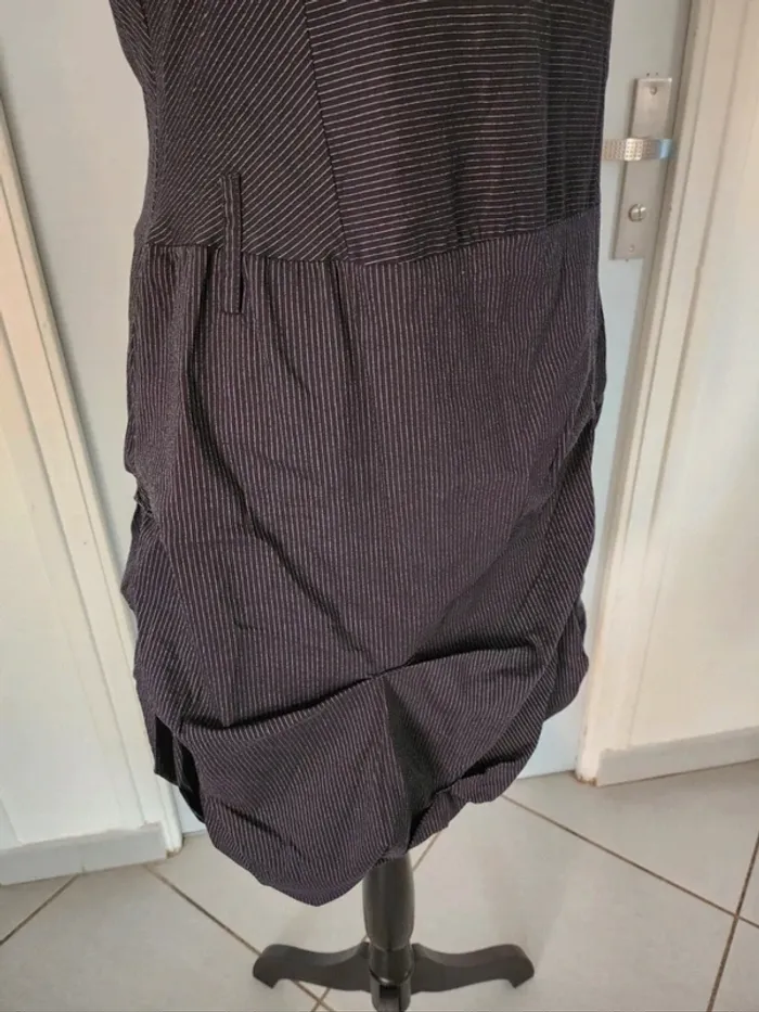 Superbe Robe noire habillé de marque Patrice Breal rt de taille 40 - photo numéro 4
