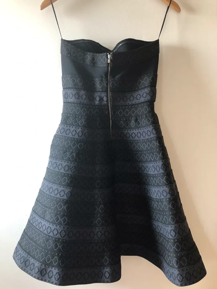Robe bustier Maje noir taille 2 - photo numéro 3