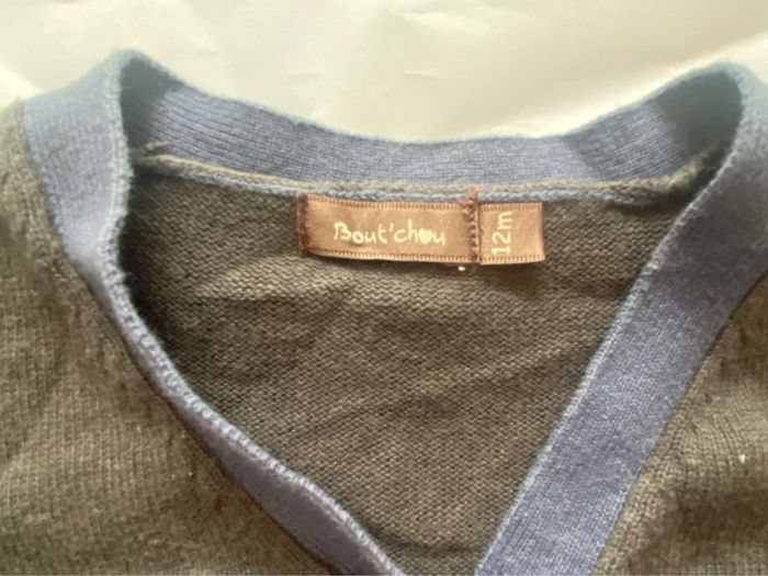 Lot de 3 pulls légers - 12 mois - Bout’chou, Kimbaloo - TBE - photo numéro 7