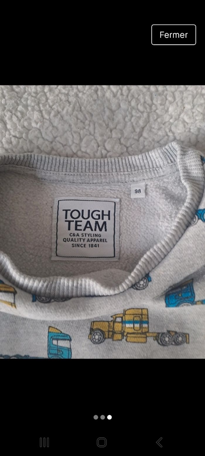 Pull gris - photo numéro 3