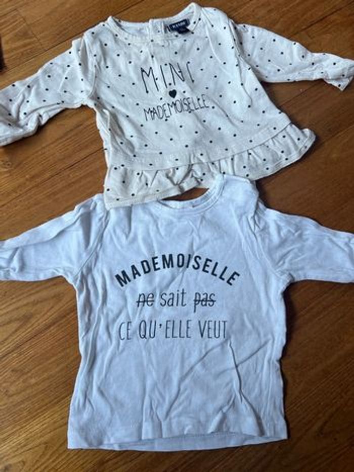 Lot de tee shirts 3 mois Automne hiver - photo numéro 3