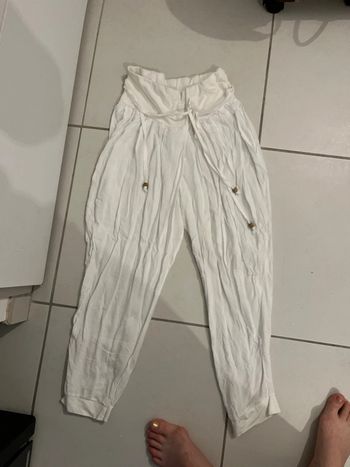 Pantalon blanc été