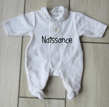 Grenouillere unisexe naissance