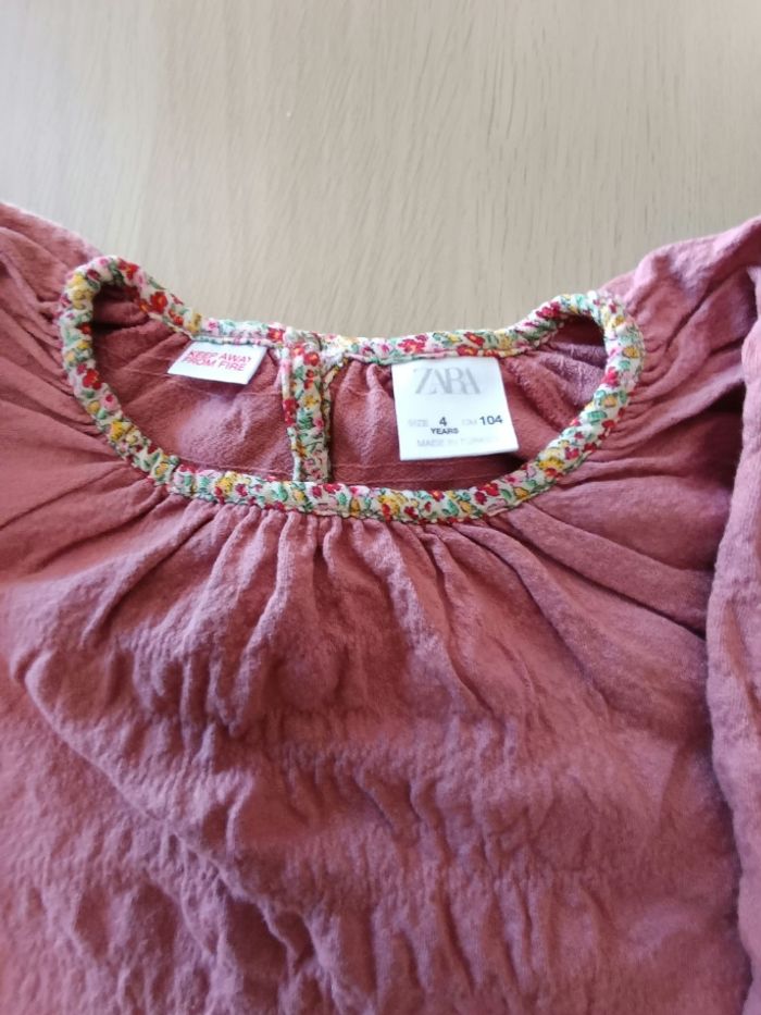 Blouse Zara 4 ans - photo numéro 2