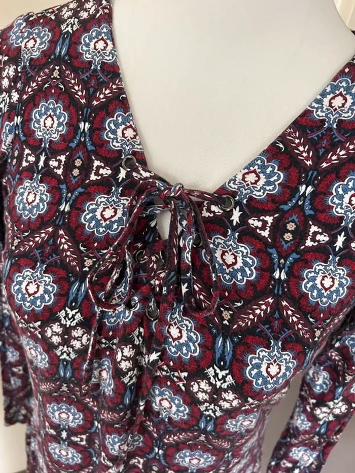 Julio robe bohème chic imprimée femme, taille FR38 - photo numéro 4