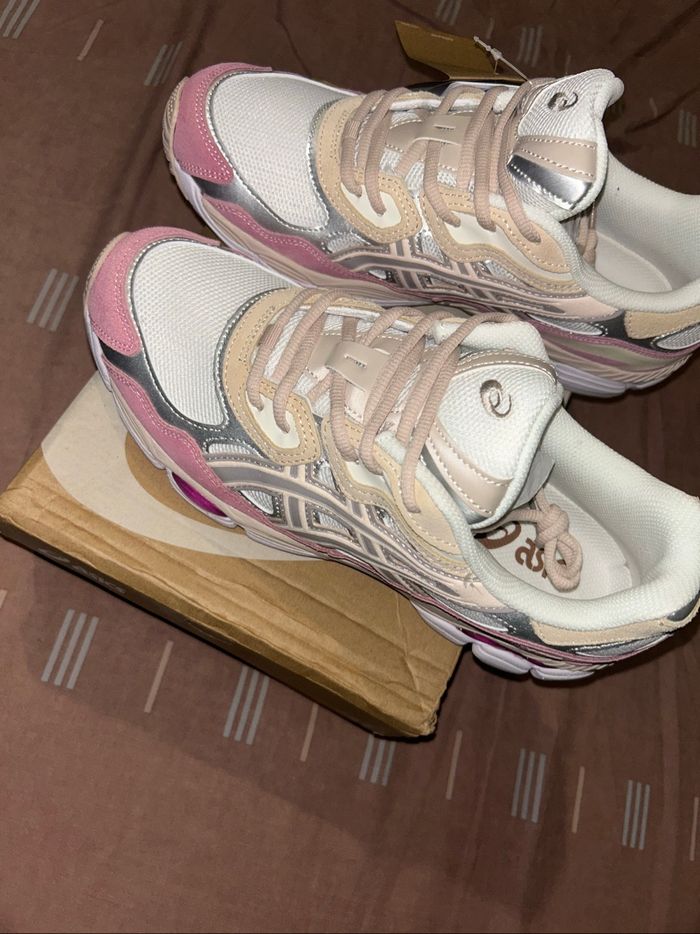 asics gel nyc cream pink/rose - photo numéro 6