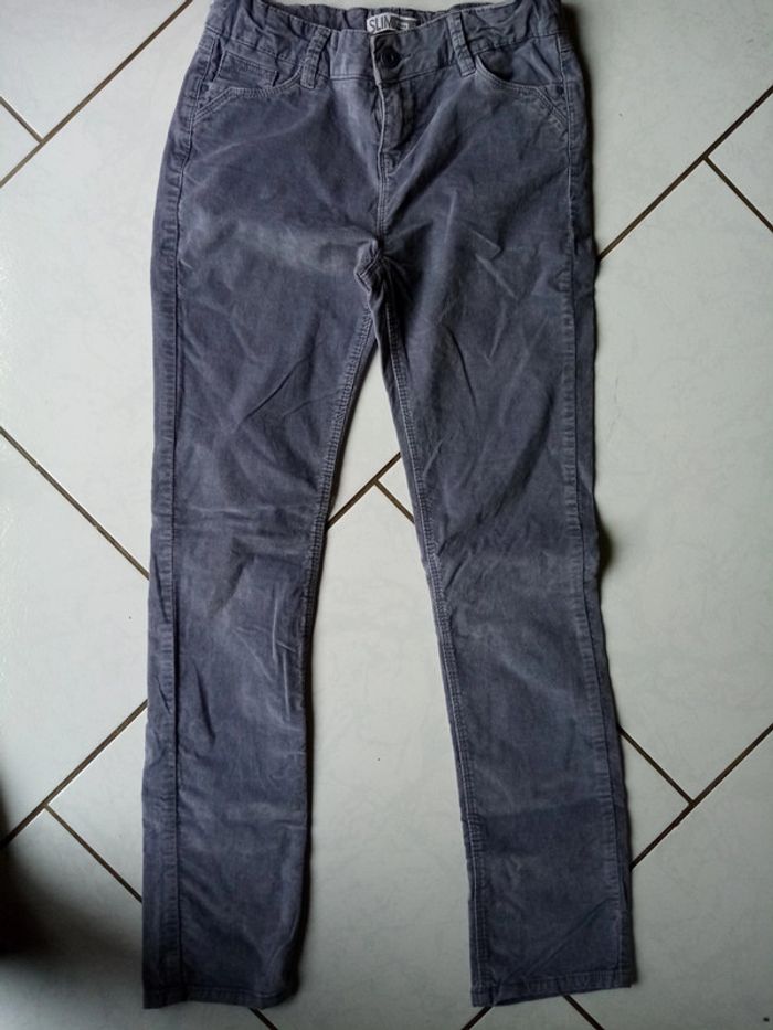 Jean velours slim 12a