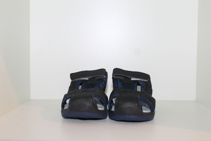 belle sandales nus pieds noire et bleue 26 - photo numéro 2