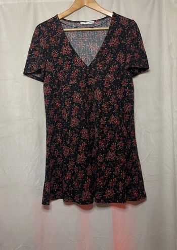 Robe fleurie pull and bear