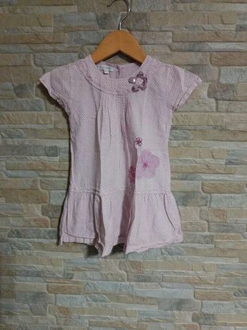 Robe rose à pois In Extenso 86