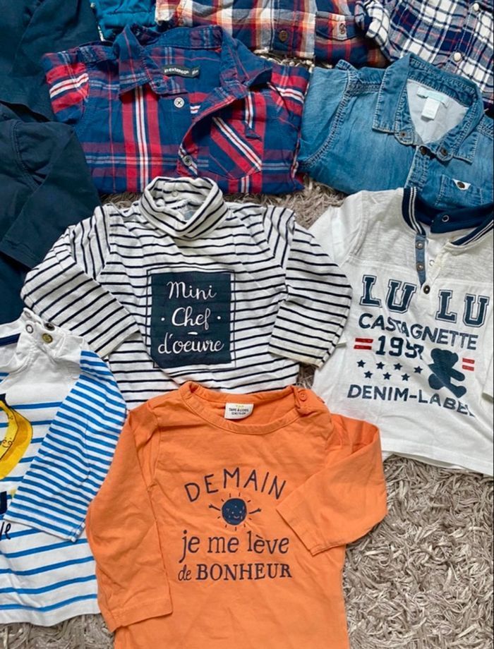 Lot vêtements 12 mois bébé garçon 👦 - photo numéro 2