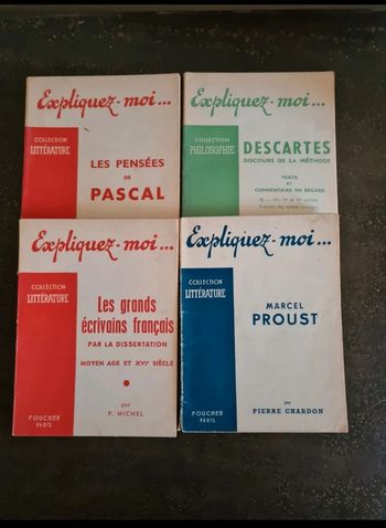 Livres littérature expliquez moi