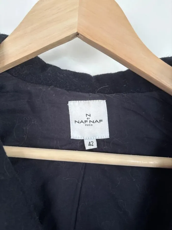 Manteau bleu marine Naf Naf taille 42/XL - photo numéro 2