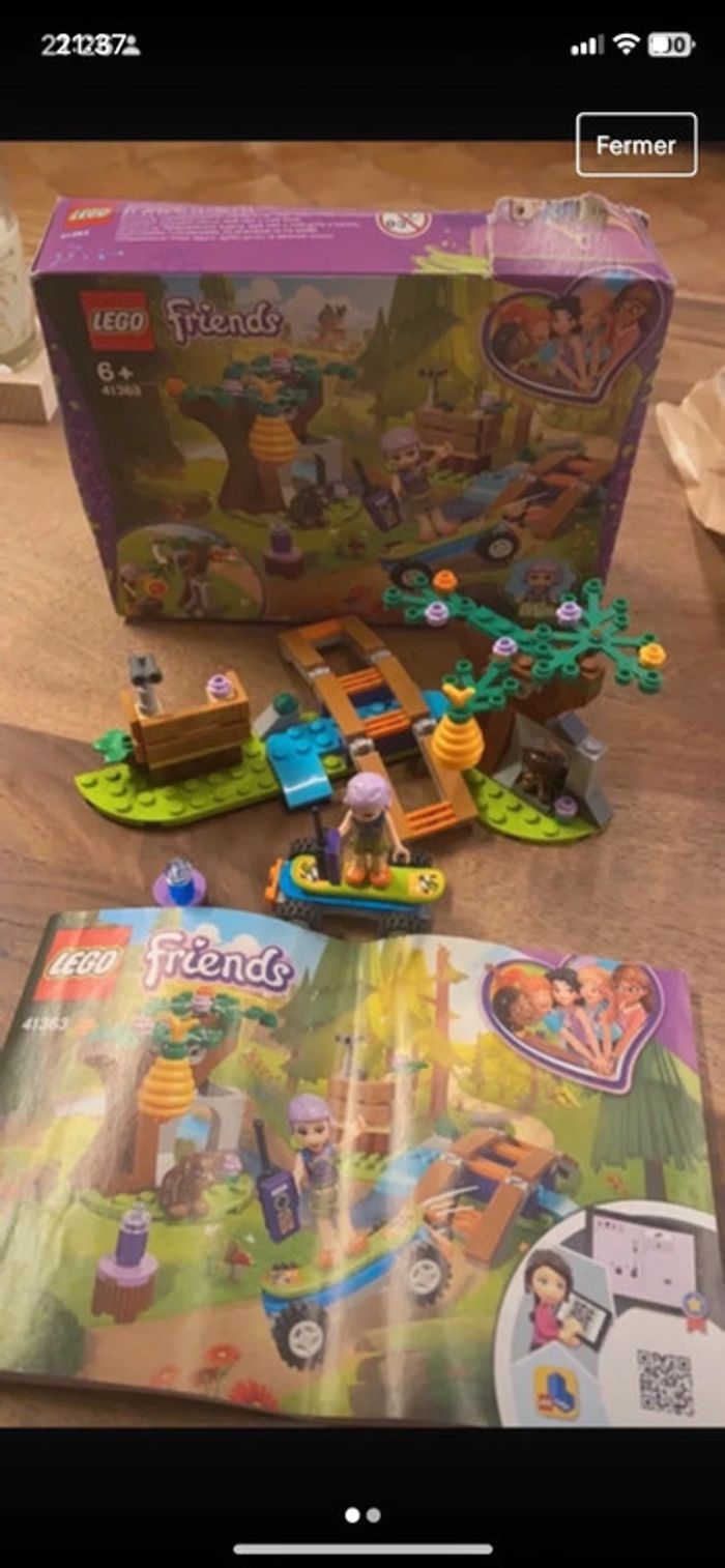 Lego Friends L’aventure dans la forêt de Mia 41363