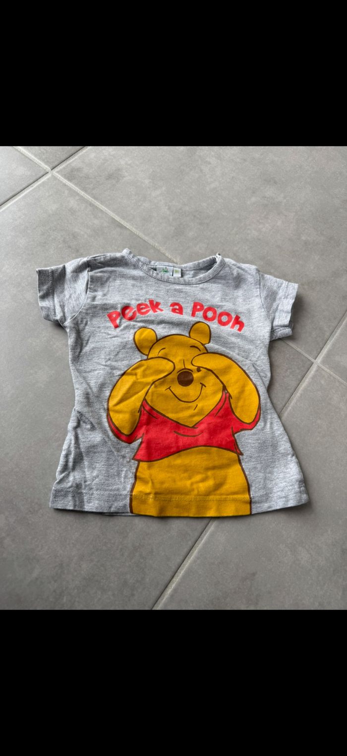 Tee shirt manches courtes Winnie l'ourson 24 mois - photo numéro 2
