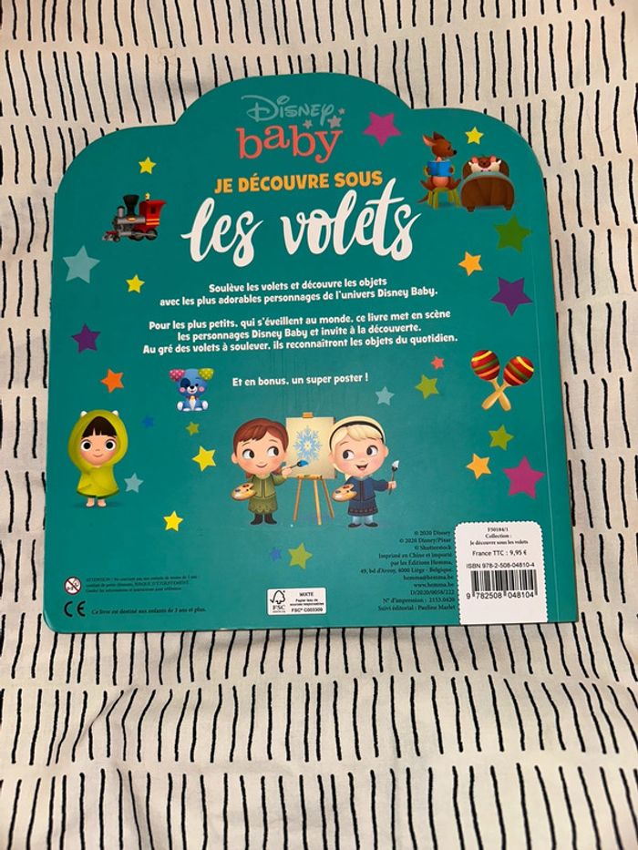 Livre je découvre sous les volets disney baby - photo numéro 2