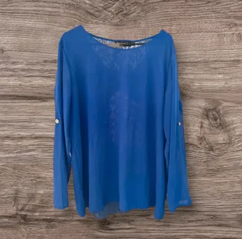 T-shirt à manche longue grande taille