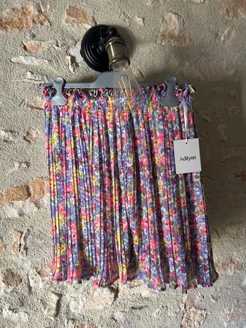 Jupe courte fleurie