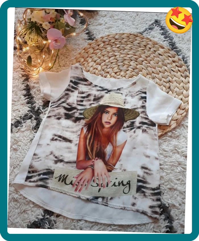 Blouse d'été Comme Neuve Taille 4 ans🌿💝 - photo numéro 4