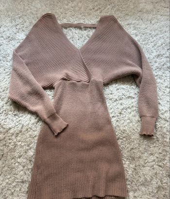 Robe brune élégante d’hiver 🤎 peu portée