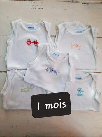 Lot de 5 bodies débardeur Hema