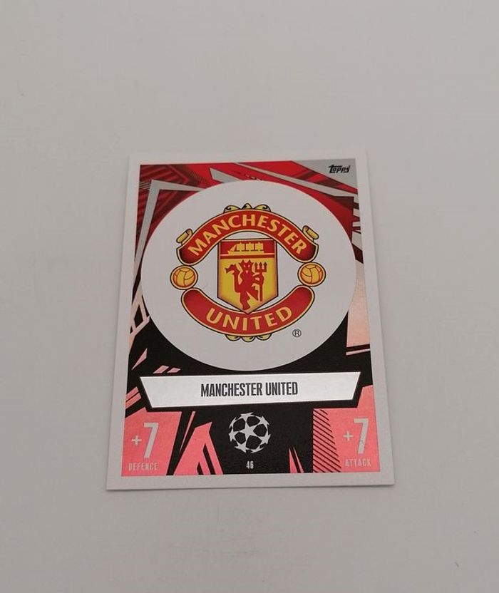Carte Match Attax 2023-24 MANCHESTER UNIED n°46.