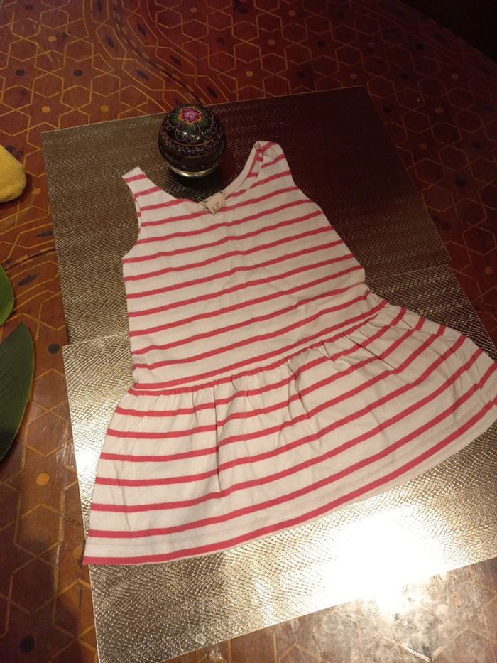 Belle robe coton biologique 18 a 24 mois