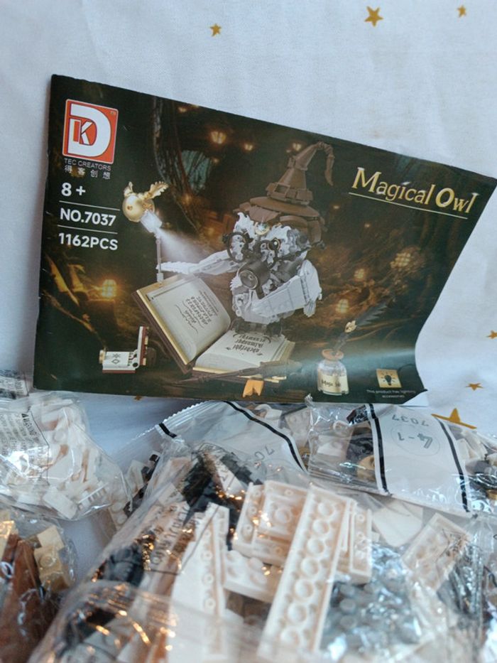 Brique brik brick lego construction harry potter chouette Edwige hibou magic wizard world - photo numéro 2