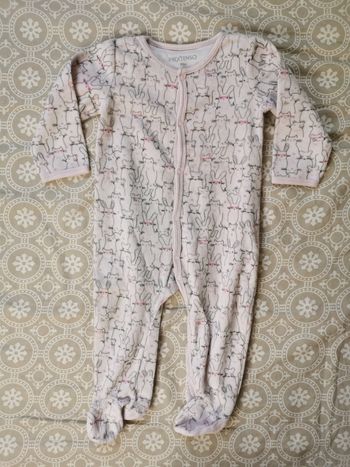 Pyjama lapin souris rose 18 mois