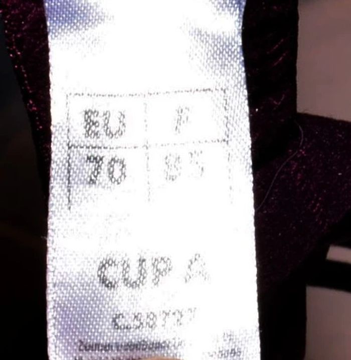 Soutien gorge 85A violet uni - photo numéro 2