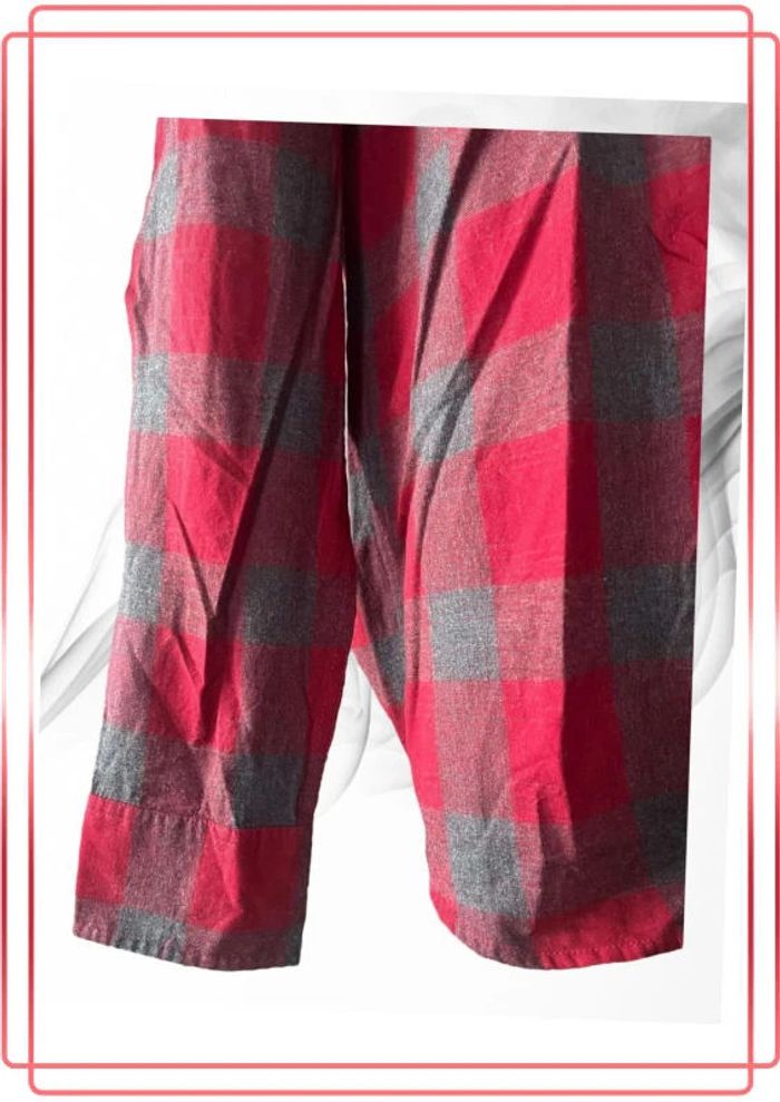 Chemise à carreaux rouge et grise – Mustang – XL - photo numéro 4