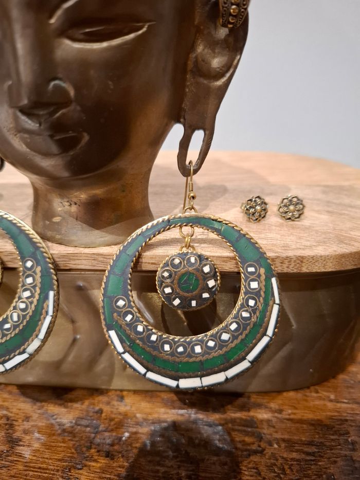 Lot 4 bijoux laiton - photo numéro 3